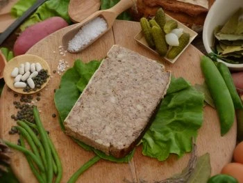 Pâté Sarthois en tranche